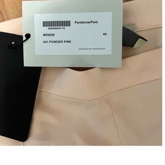 Marco de Vincenzo Powder Pink Pants NWT - Picture 5 of 5